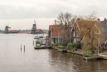 Obraz premium Netherland Windmills