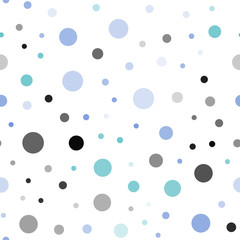 Light Multicolor vector seamless cover with spots.
