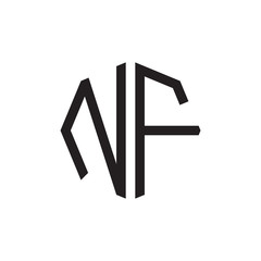 two letter NF octagon logo
