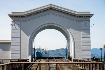 Historisches Fährterminal in San Francisco