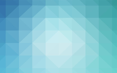 Light Blue, Green vector abstract polygonal template.
