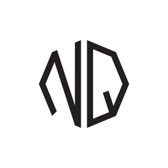 two letter NQ octagon logo