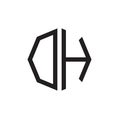 two letter OH octagon logo