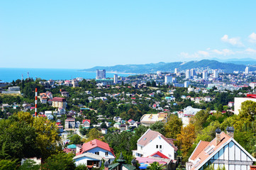 Obraz premium Sochi on a hot summer day.j