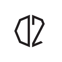 two letter OZ octagon logo