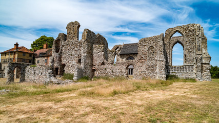 Ruins of Leiston Abbey in Leiston, England