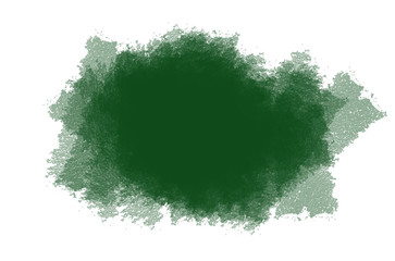 Grüner Farbklecks