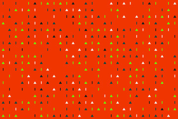 Abstract gemetric pattern with colored elements