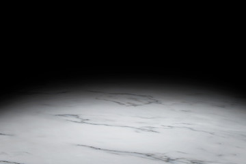 White marble floor texture perspective background for display or montage of product,Mock up...
