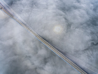  Fog over the Bridges in Vladivostok, Russia