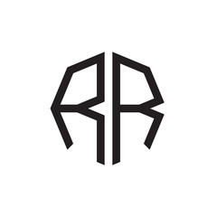 two letter RR octagon logo