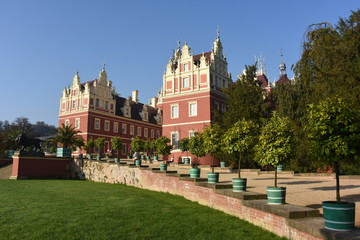 Fototapeta premium Bad Muskau, Schloss und Park