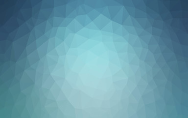 Obraz premium Light BLUE vector triangle mosaic template.