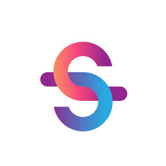 Color Letter S logo
