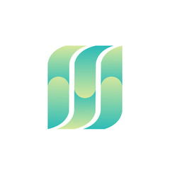 Letter S,I, colorful logo