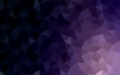 Light Pink, Blue vector gradient triangles pattern.