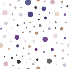 Light Blue, Yellow vector seamless layout with circle shapes.