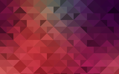 Obraz premium Light Pink, Red vector polygon abstract background.