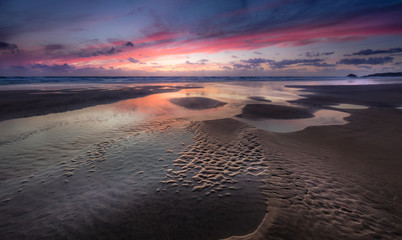 Sunset, Perran Sands, Cornwall