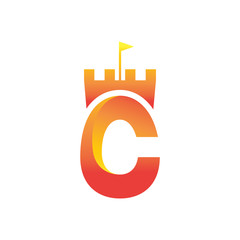 Fortress Letter C logo 