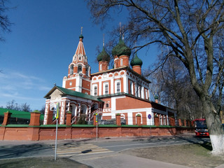 Obraz premium The Orthodox Church in the city of Yaroslavl