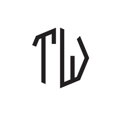 two letter TW octagon logo