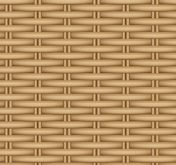 Vector seamless texture of a wicker basket.