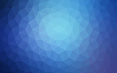 Obraz premium Light BLUE vector abstract polygonal background.