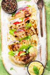 Vegetarian Pita Sandwich