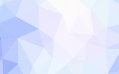 Light BLUE vector gradient triangles texture.