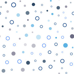Dark BLUE vector seamless texture with disks.