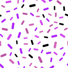 Light Purple, Pink vector seamless cover with stright stripes.