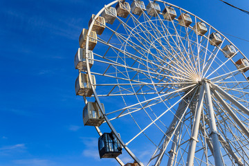  Ferris Wheel at Kontraktova Square in Kiev, Ukraine