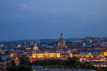 Fototapeta na wymiar Dresdner Panorama
