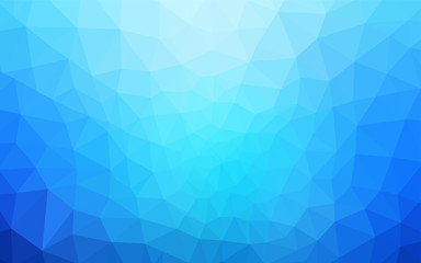 Light BLUE vector polygon abstract background.