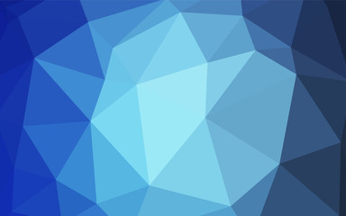 Light BLUE vector polygon abstract layout.