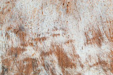 texture of rusty iron, cracked paint on an old metallic surface, sheet of rusty metal with cracked and flaky paint, abstract rusty metal texture.