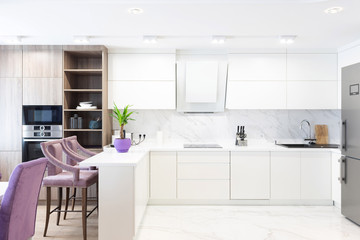 Modern kitchen design interior