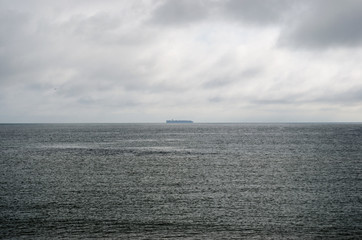 Obraz premium Sky clouds and ocean landscape. Dramatic, travel