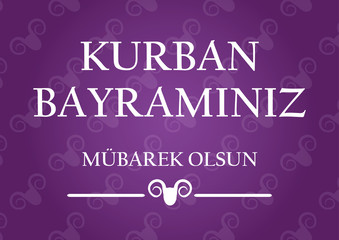 Kurban Bayramı Tebriği