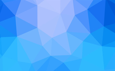 Light Green vector polygon abstract backdrop.