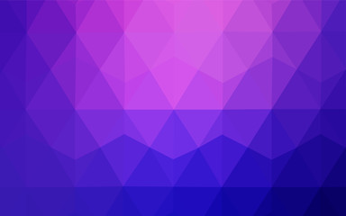 Light Pink, Blue vector abstract polygonal pattern.