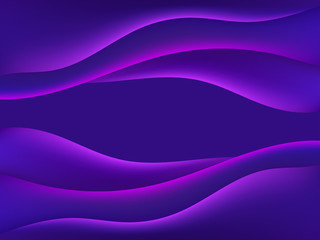 Liquid gradient wave, modern abstract background, poster design. Dynamic effect. Vector illustration
