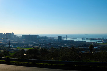 Mountain highway view