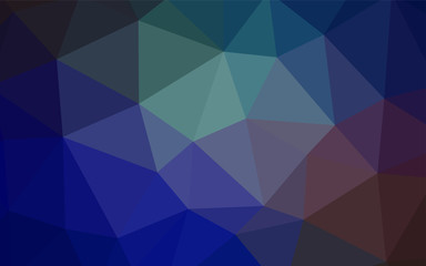 Obraz premium Light BLUE vector polygon abstract layout.