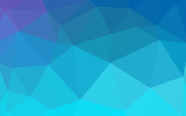 Light Pink, Blue vector polygon abstract layout.