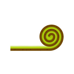 Sod grass roll icon