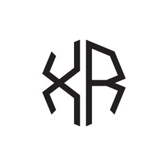 two letter XR octagon logo