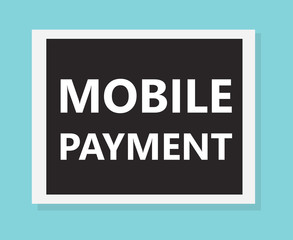 mobile payment concept- vector illustration