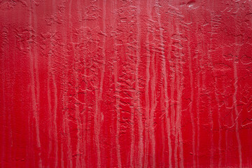 Red painted wall for use as a background
